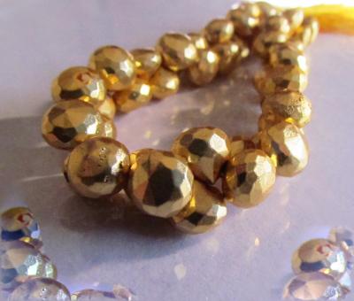 Pyrite, Gold, Onion, Brushed