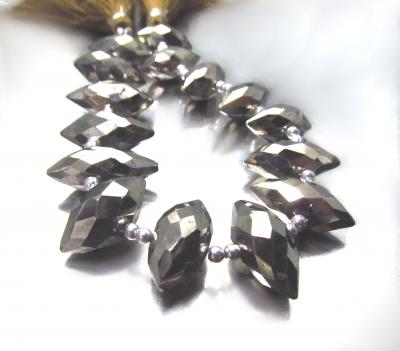 Pyrite, Silver, Rice, Center Drill