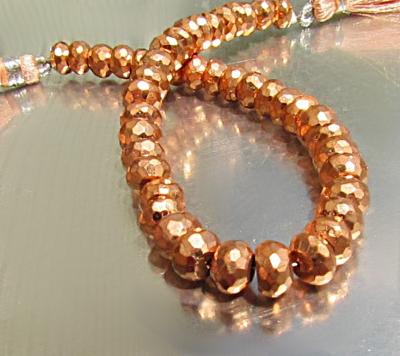 Pyrite, Copper, Rondelle