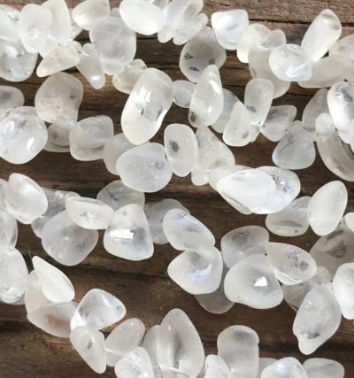 Quartz, Frosted, Organic, Top Drill, 7 m