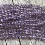 Amethyst, Light Purple, Round, 4 mm