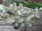 Prehnite, Moss, Pear, ML