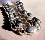 Pyrite, Silver, Onion, Brushed