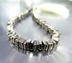 Pyrite, Silver, Square, Plated