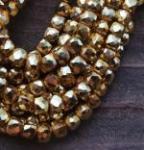 Pyrite, Gold, Cube, 6 mm