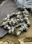 Pyrite, Silver, Organic, Top Drill, 7 mm