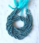 Pyrite, Blue, Rondelle, Small 